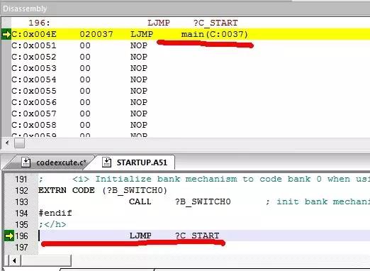51單片機(jī)程序執(zhí)行流程